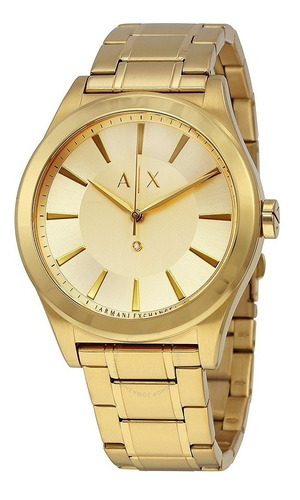 Reloj Armani Exchange Ax2327 Diamond Acero Dorado Hombre