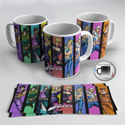 Taza Mágica 11 Oz /jojo's Bizarre Adventure , M01 (1 Pz)