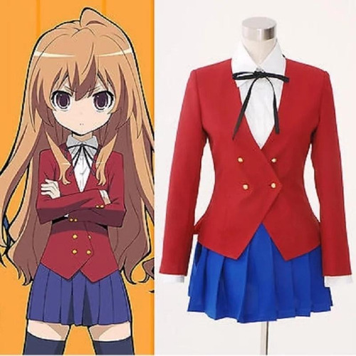 Disfraz Cosplay Toradora Uniforme Colegial Aisaka Taiga