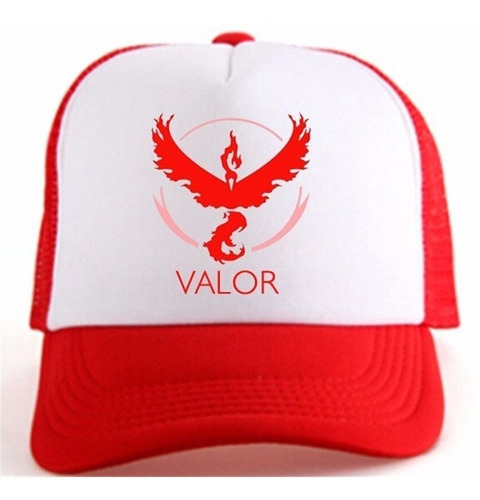 Gorra Pokemon Go - Equipo Valor Team Rojo Cap Hat Cachucha