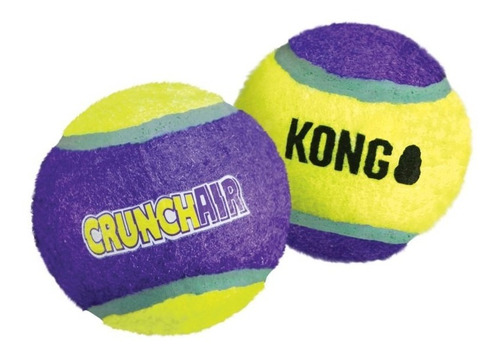 Juguete Para Perros Kong Crunch Air Ball Medium X 3