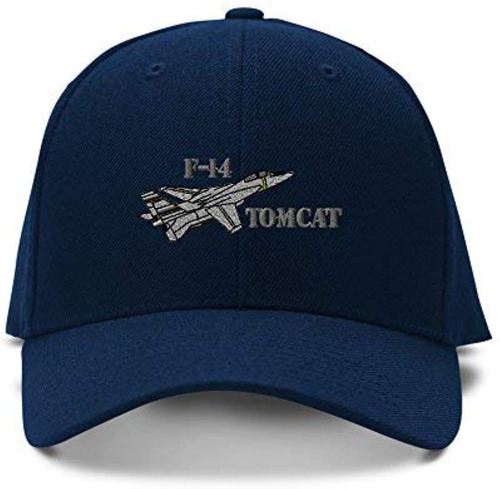 Gorra De Béisbol F-14 Tomcat Con Nombre De Avión Bordado Y A