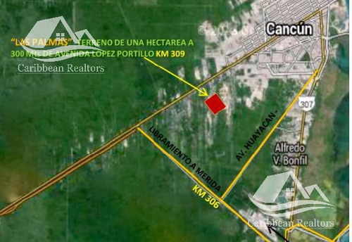 Terreno En Venta En Cancún Centro Emm19