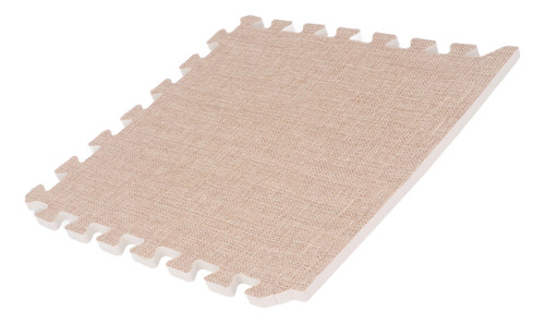 Alfombrilla De Espuma Puzzle, De Algodón Y Lino, Entrelazada