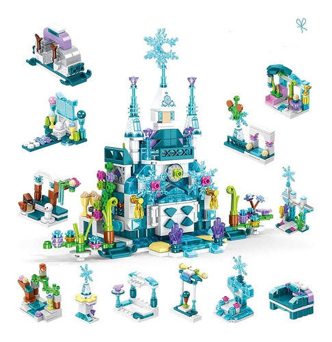 Lego Castillo Frozen De 554 Piezas 12 En 1-25 Combinaciones 