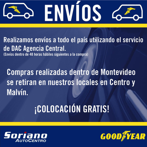 Imagen 6 de 8 de Juego De 2 Cubiertas Goodyear 165/70 R13 79t Assurance