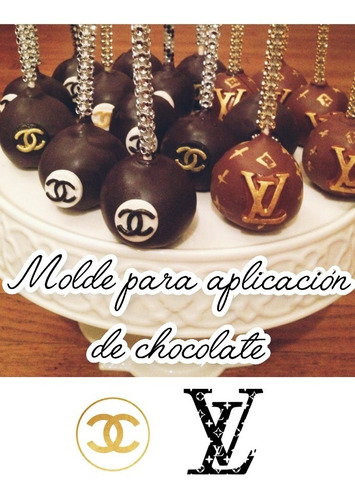 Molde Para Chocolate/ Aplicación/ Logotipo Lv