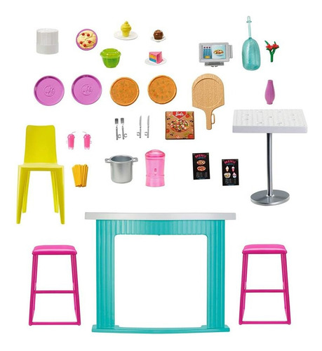 Barbie Estate Conjunto Restaurante Com Boneca - Mattel