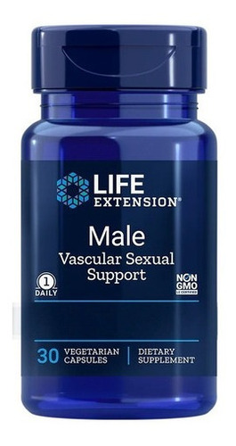 Male Vascular Sexual Support 30 Cápsulas Potenciador Sin Sabor