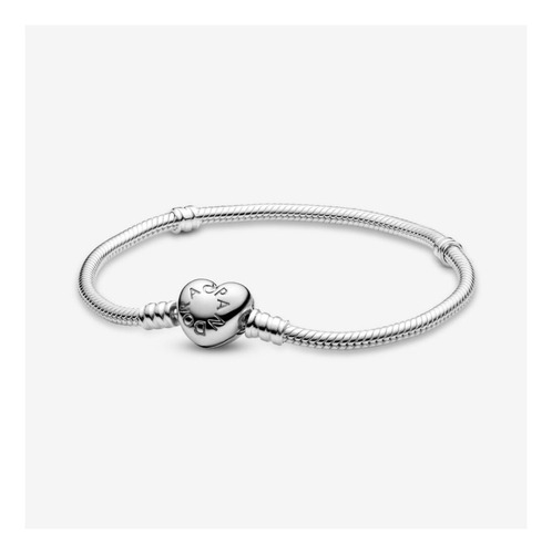 Brazalete Pandora Moments Con Broche De Corazon