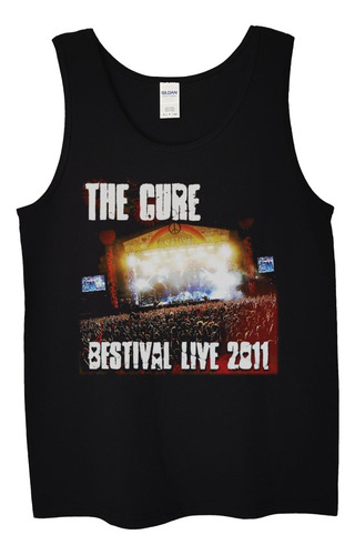 Polera Musculosa The Cure Bestival Live 2011 Pop Abominatron