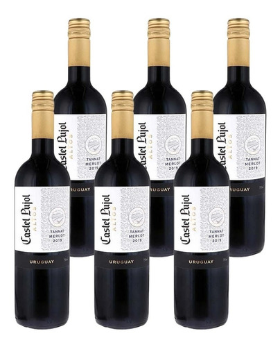 Vino Castel Pujol Altos Tannat Merlot 750 Ml