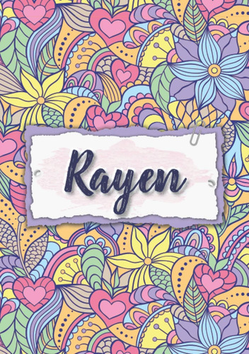 Libro: Rayen: Cuaderno A5 | Nombre Personalizado Rayen | De