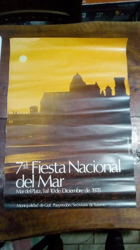  12 Afiches Septima Fiesta Nacional Del Mar Año 1978 Pre C/u