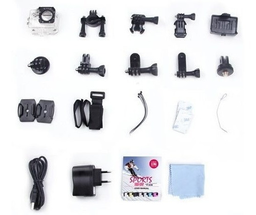 Camera Filmadora Prova Agua Sportcam Sport Full Hd Hero Hdm
