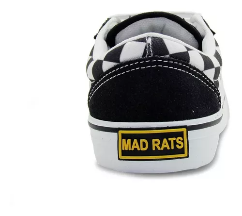 Tênis De Skate Old School Mad Rats Quadriculado Original