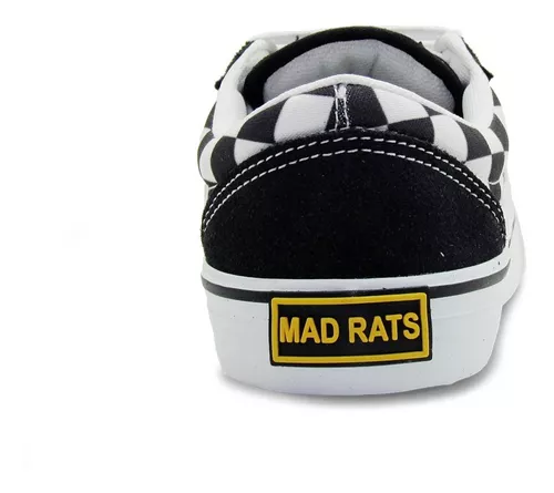 TÊNIS MAD RATS OLD SCHOOL QUADRICULADO