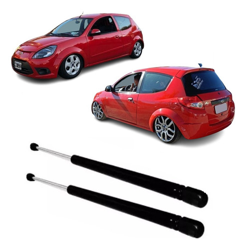 Kit 2 Amortiguadores/brazos Portón Ford Ka 08 Al 2015