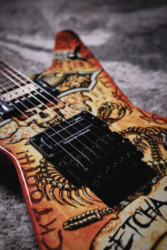Dean Ml Dimebag Dimebonics - Korea Destro Laranja (Usado)
