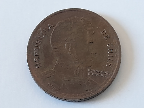 Moneda Chile 1 Peso 1954 Cobre Casi Unc(&502 (Usado)