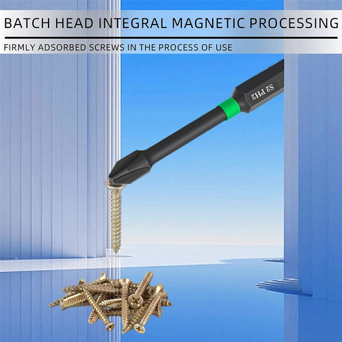 . Juego De Brocas Destornillador Magnético Ph2 Bits S2 I