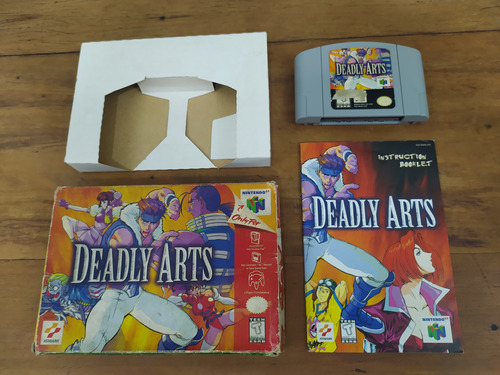 Deadly Arts N64 P/ Nintendo 64 C/ Caixa E Manual Original