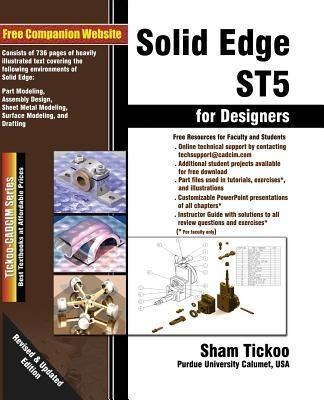 Solid Edge St5 For Designers - Prof Sham Tickoo (paperback)