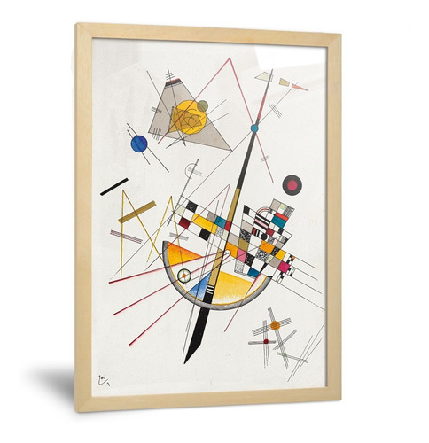 Cuadros Kandinsky Tensión Suave Pintura Arte Medida 35x50cm