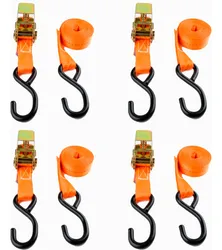 Comprar Kit 4 Cinta De Amarração C/ Catraca P/ Moto 3m 0,8t Robustec no Mercado Livre