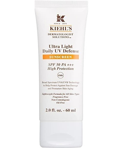 Protector Solar Diario Ligero Spf50 Kiehls