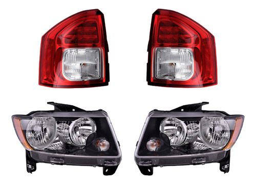 Kit Faros + Calaveras Jeep Compass 2014-2015 Depo