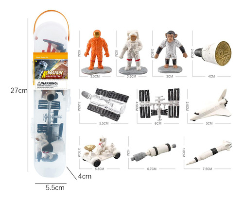 Space Shuttle Rocket Toys City House Conjunto Aeroespacial