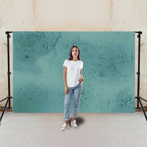 Fundo Fotográfico Textura Backdrop Em Tecido 1,50x2,20m Cor Textura - Ffh466