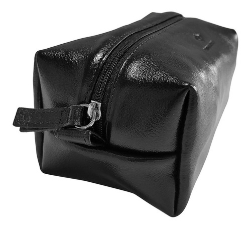 Imagem 3 de 5 de Necessaire 100% Couro Legitimo Forro Impermeável