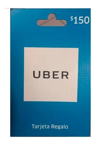 Imagen 2 de 3 de Tarjeta De Regalo Pin De 150 De Uber Envio Sms