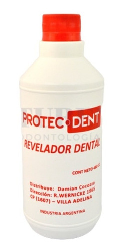 Revelador Dental Radiográfico 480cc Protec Dent