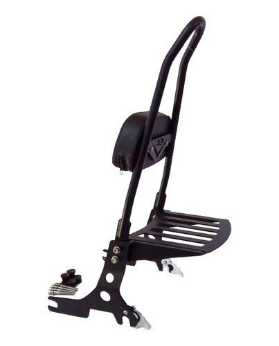 Sissy Bar Easy Rider C/ Bagageiro - Preto - Hd 883/1200/48