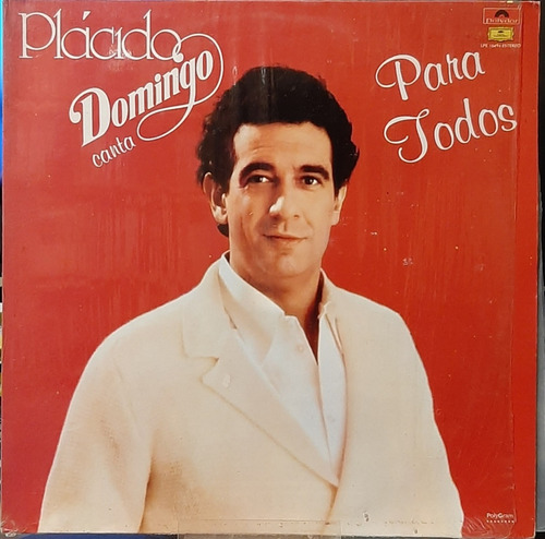 Disco Lp Plácido Domingo Para Todos Polydor #6347