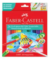 Comprar Lápices Color Faber Acuarelables Eco Lapices X24 Unidades