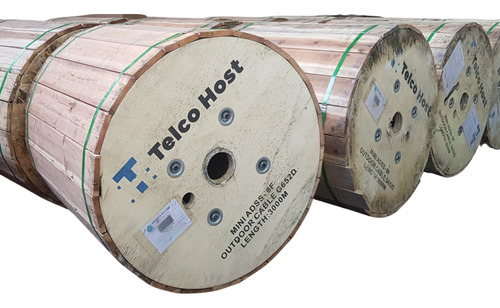 Fibra Óptica Th Monomodo Asu 6 Hilos Span 80 Marca Th