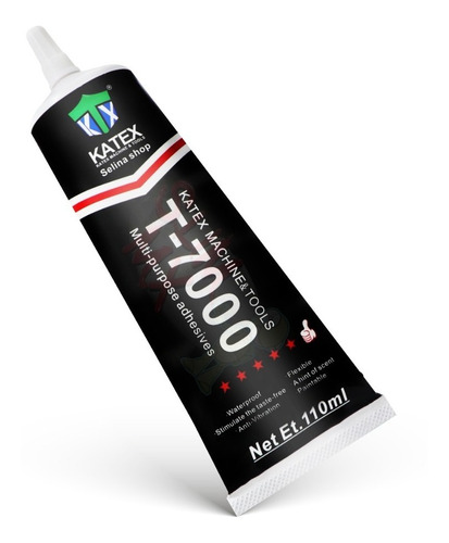 Pegamento Adhesivo T7000 Negro 110 Ml Multiusos Celulares Slim Company