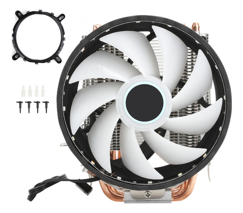 Enfriador De Aire Para Cpu, 3 Pines, Rgb, 6 Tubos De Calor,