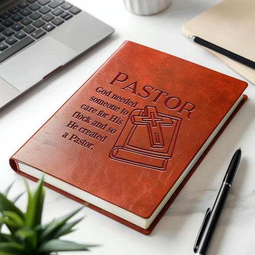 Whlbhg Regalos Para Pastor, Cuaderno De Cuero Para Pastor, .