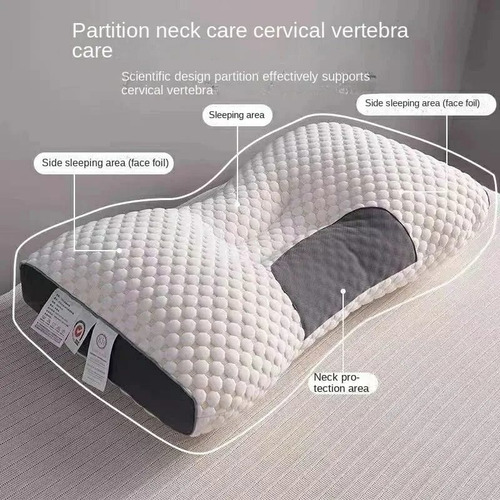 Almohada Masaje 3d Soporte Cuello Pack X 2