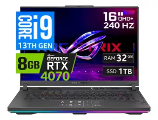 Laptop Asus Core I9-13980hx 32gb Geforce Rtx 4070 1tb W11