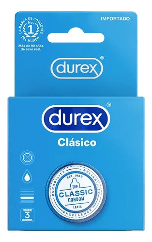 Durex condon classic 3 unidades