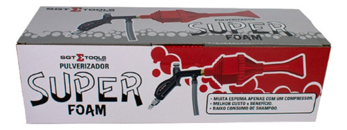 Pulverizador Super Foam Bico Gerador De Espuma P/ Compressor