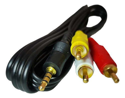 Cable De Audio 3 A 1 Rca Full Sonido 3 Metros Seeline
