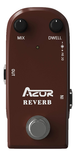 Pedal De Efecto De Reverberación De Primavera Azor Ap311 Con