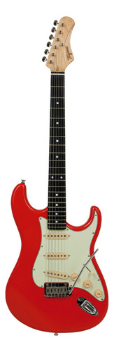 Guitarra eléctrica Tagima Signature Series EA PRO 3 de caoba fiesta red con diapasón de madera técnica